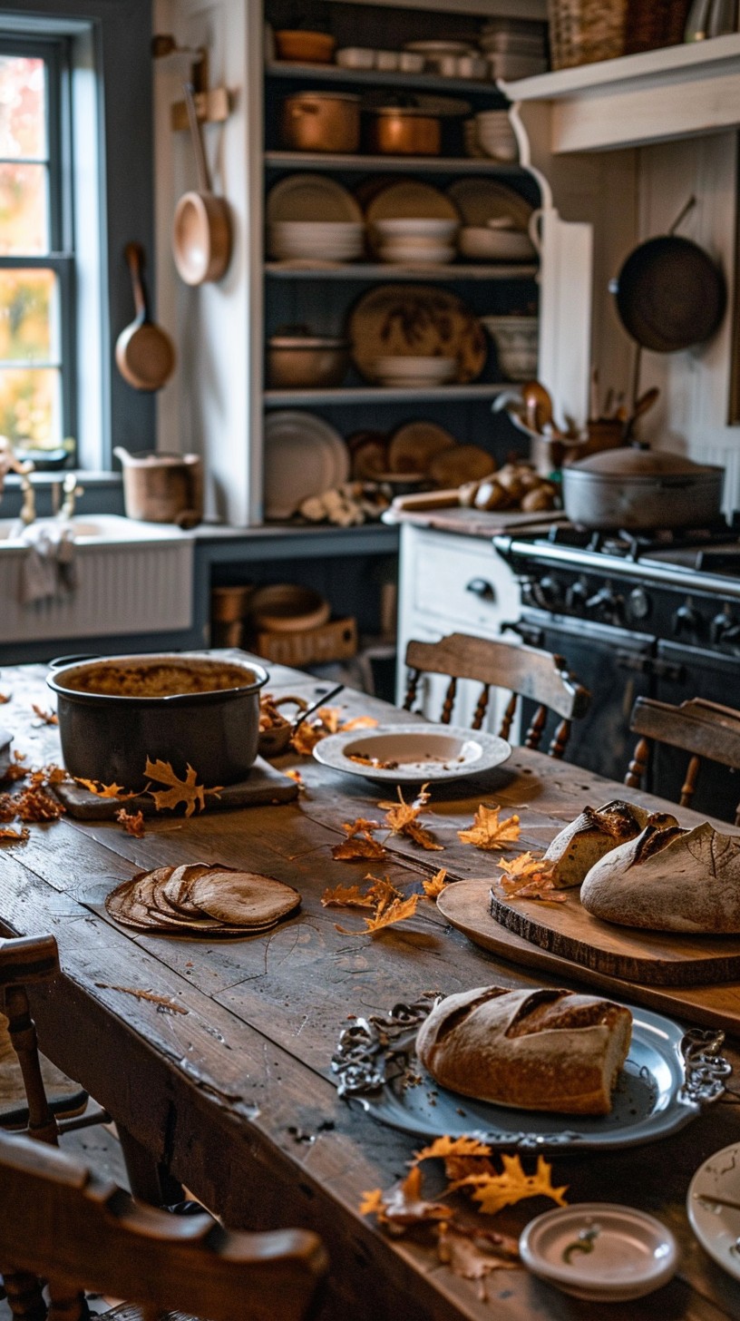 autumn kitchen
